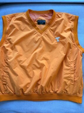 University of Tennessee Forester Orange V-Neck Sleeveless Windshirt Vest